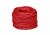 Канат полистиловый ПсТ тросовой свивки 3-прядн.d.  10,0 мм, 220 м. красный